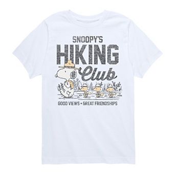 Boys 8-20 peanuts Snoopys Hiking Club Graphic Tee