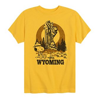 Boys 8-20 Peanuts Snoopy Wyoming Graphic Tee
