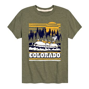 Boys 8-20 Peanuts Colorado Rafting Graphic Tee