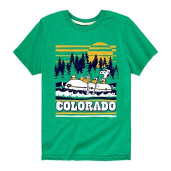 Boys 8-20 Peanuts Colorado Rafting Graphic Tee