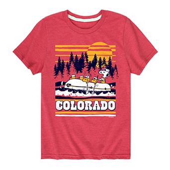 Boys 8-20 Peanuts Colorado Rafting Graphic Tee