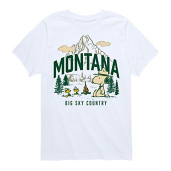 Boys 8-20 Peanuts Montana Big Sky Graphic Tee