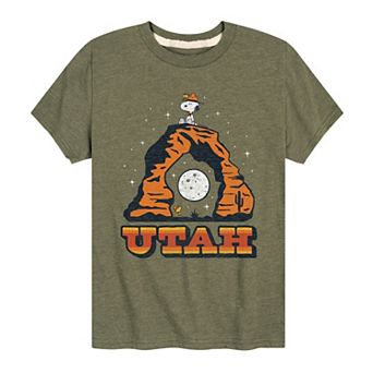Boys 8-20 Peanuts Utah Arch Graphic Tee