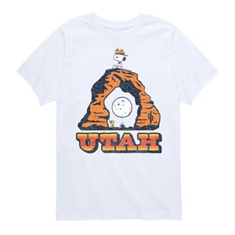 Boys 8-20 Peanuts Utah Arch Graphic Tee