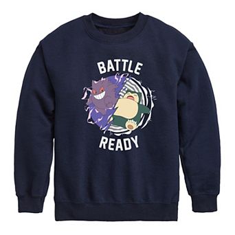 Boys 8-20 Pokemon Gengar Snorlax Crew Fleece Sweatshirt