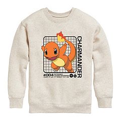 Boys 8-20 Pokemon Charizard Stats Graphic Fleece Sweatshirt