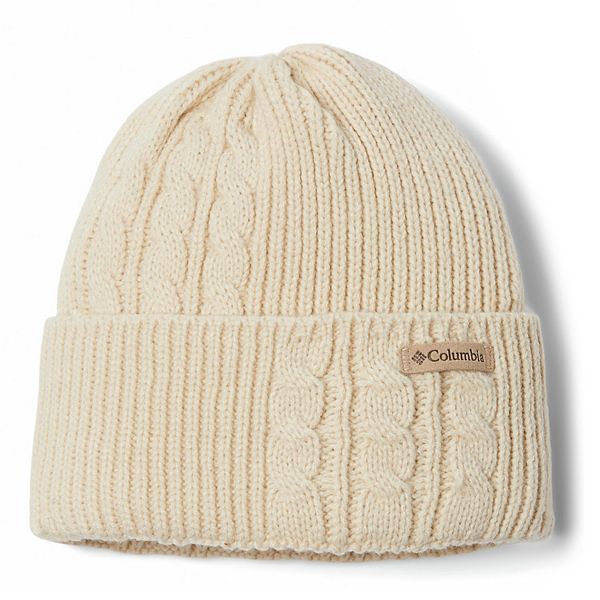 Women's Columbia Agate Pass Cable Knit Beanie - Chalk