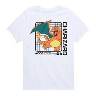 Boys 8-20 Pokemon Charizard Stats Graphic Tee