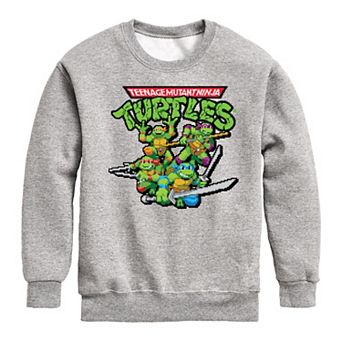Boys 8-20 Boy's TMNT Gaming Group Logo Fleece Sweatshirt