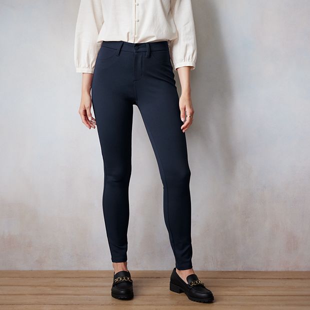 Women's LC Lauren Conrad High Rise Super Skinny Ponte Pants