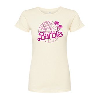 Juniors' Barbie Malibu Vibes Fitted Graphic Tee