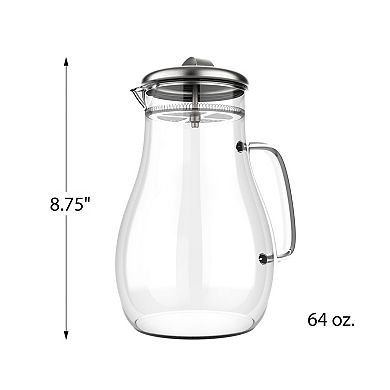 Classic Cuisine 64-oz. Glass Carafe