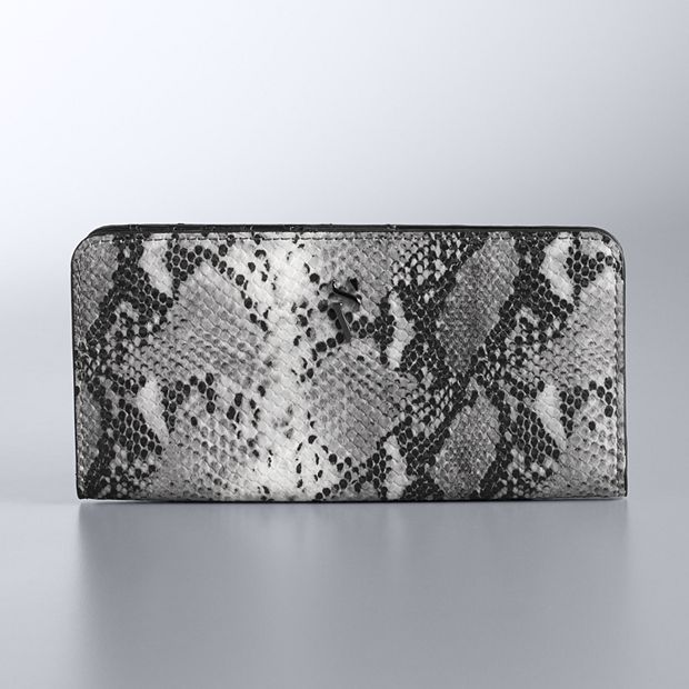 Women's Simply Vera Vera Wang Vivian Faux Snakeskin Wallet