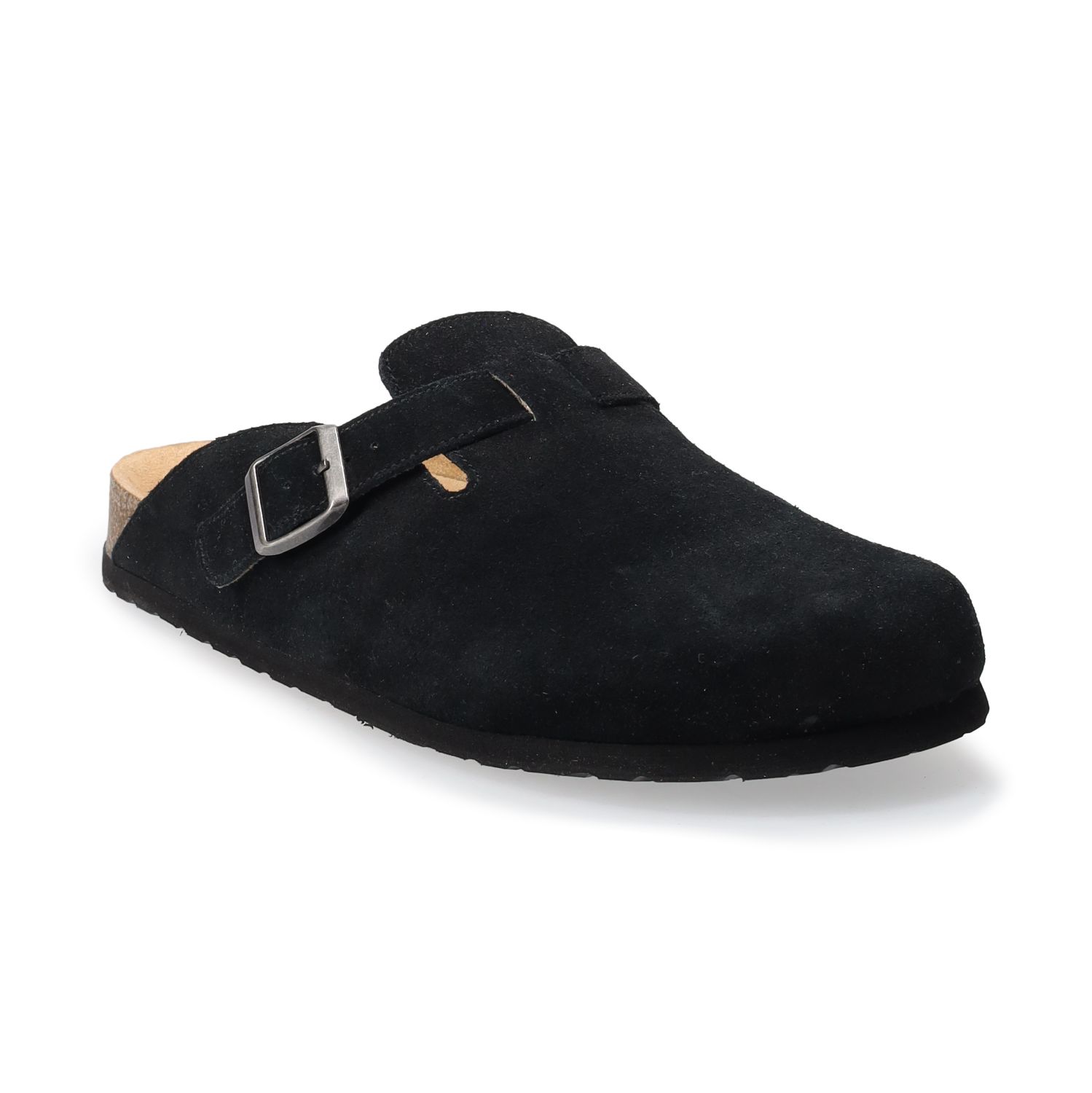 Мужские сабо Sonoma Goods For Life Niklaus Suede, цвет: Чёрный
