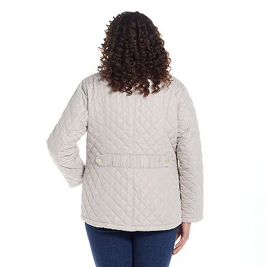 Plus Size Weathercast Modern Quilted Barn Jacket