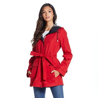 Women's Weathercast Nautical Trench Hooded Anorak Jacket
