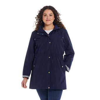 Plus Size Weathercast Hooded Anorak Jacket