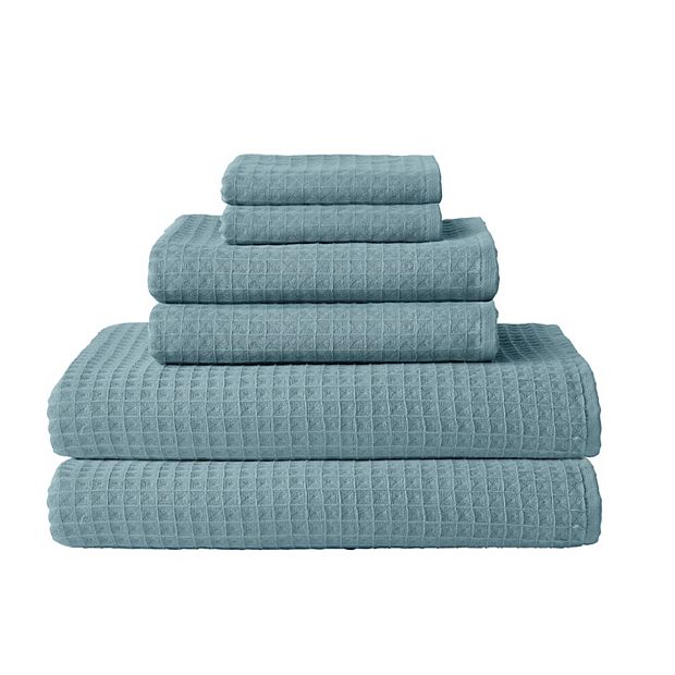 Uchino waffle best sale bath towel