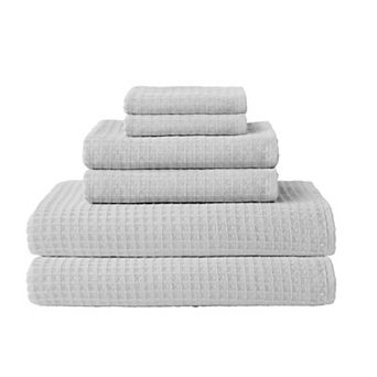 Uchino Waffle Twist 6 pc Bath Towel Set