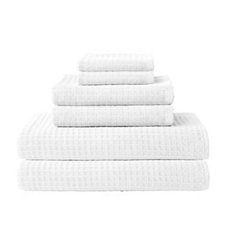Uchino Waffle Twist 6 pc Bath Towel Set