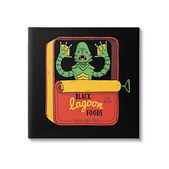 Stupell Home Decor Black Lagoon Foods Canvas Wall Art
