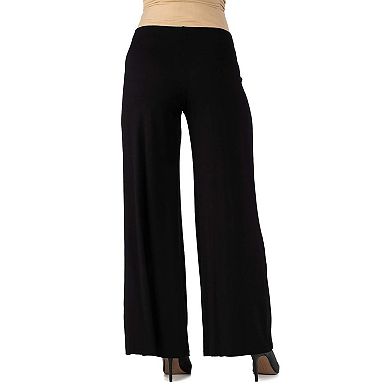 Maternity 24Seven Comfort Apparel Palazzo Pants