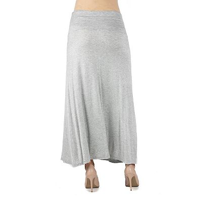 Maternity 24Seven Comfort Elastic Waist Maxi Skirt