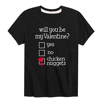 Boys 8-20 Will You Be My Valentine Tee
