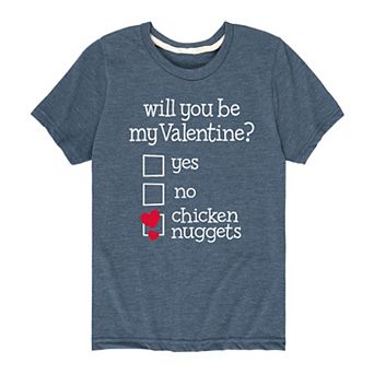 Boys 8-20 Will You Be My Valentine Tee