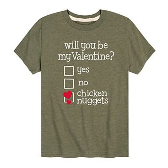 Boys 8-20 Will You Be My Valentine Tee