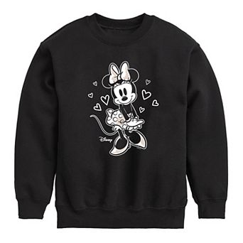 Disney's Minnie Mouse Boys 8-20 Hearts Crew Fleece Sweatshirt
