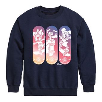 Disney's Mickey Mouse & Friends Boys 8-20 Skateboards Crew Fleece Sweatshirt