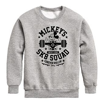 Disney's Mickey Mouse Boys 8-20 Sk8 Squad Crew Fleece Sweatshirt