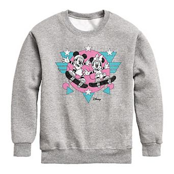 Disney's Mickey Mouse Boys 8-20 Minnie Skate Crew Fleece Sweatshirt