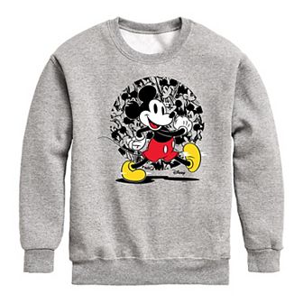 Disney's Mickey Mouse Boys 8-20 Glitch Crew Fleece Sweatshirt