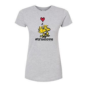 Juniors' Peanuts "True Love" Graphic Tee