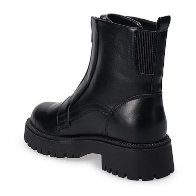 SO® Front Zipper Women's Ankle Boots