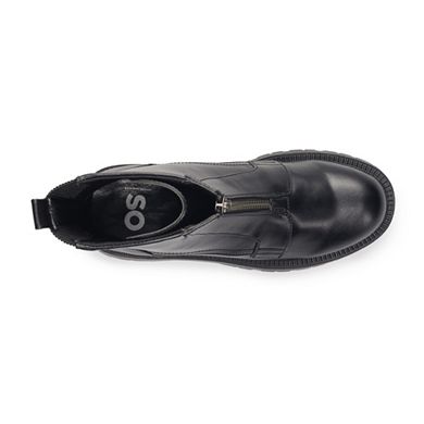 SO® Front Zipper Women's Ankle Boots