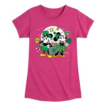 Disney's Mickey & Minnie Mouse Girls 7-16 Pot Of Gold Graphic Tee