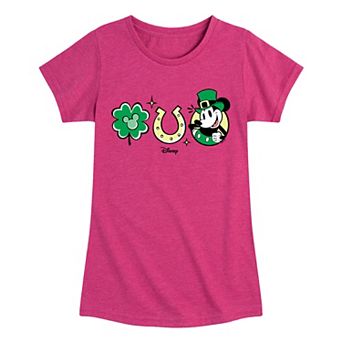 Disney's Mickey Mouse Girls 7-16 St. Patrick's Day Graphic Tee