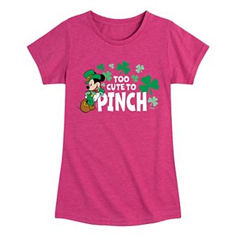 Disney's Mickey Mouse Girls 7-16 Too Cute To Pinch Graphic Tee