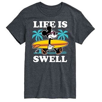 Disney's Mickey Mouse Big & Tall Life Is Swell Graphic Tee