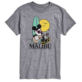 Disney's Mickey Mouse Big & Tall Malibu Beach Graphic Tee