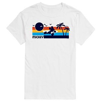 Disney's Mickey Mouse Big & Tall Sunset Graphic Tee