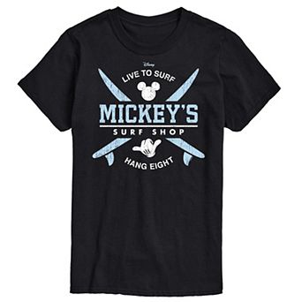 Disney's Mickey Mouse Big & Tall Surf Shop Graphic Tee