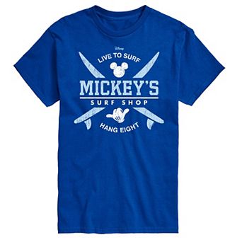 Disney's Mickey Mouse Big & Tall Surf Shop Graphic Tee
