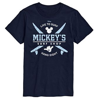 Disney's Mickey Mouse Big & Tall Surf Shop Graphic Tee