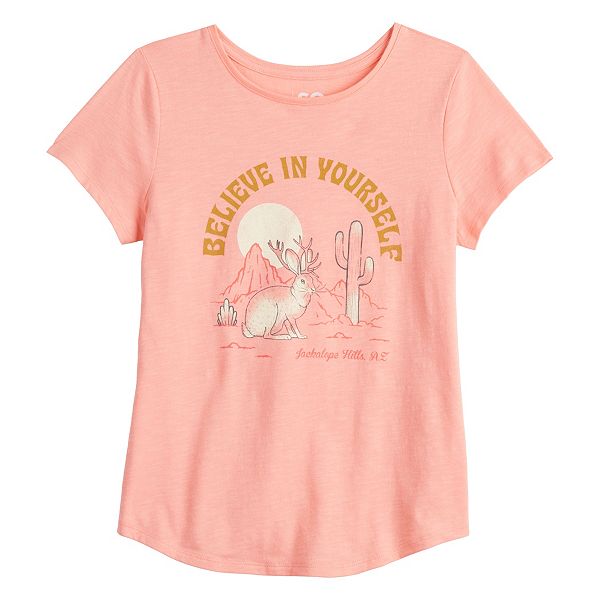 Girls 6-20 SO® Favorite Tee in Regular & Plus