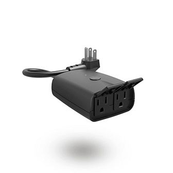 Brightech Smart Wi-fi Dual-socket Oudoor Plug With App Control, Timer, And Dimmer