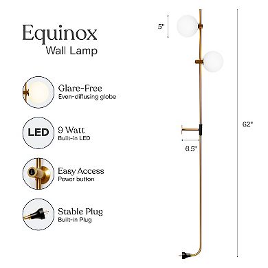 Equinox Wall Mounted LED Lamp